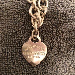 Authentic Return to Tiffany  heart chain necklace